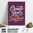 DDecorator Create Your Own Life Wall Board and Wall Canvas image