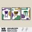 DDecorator Creative Abstract Art (Set of 3) Wall Board And Wall Canvas image