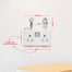 DDecorator Cute Boy And Girl Wall Sticker image