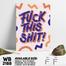 DDecorator Damn This Shit - Motivational Wall Board and Wall Canvas image