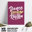 DDecorator Dance Always - Motivational Wall Board and Wall Canvas image