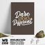 DDecorator Dare To Be Different - Motivational Wall Board and Wall Canvas image