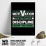 DDecorator Discipline - Motivational Wall Board and Wall Canvas image