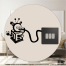 DDecorator Disney Robot Switch Socket Wall Sticker image