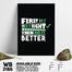DDecorator Do It Right and Better - Motivational Wall Board and Wall Canvas image