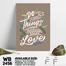 DDecorator Do The Things You Love - Motivational Wall Board and Wall Canvas image