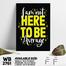 DDecorator Don't Be Avarage - Motivational Wall Board and Wall Canvas image