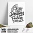 DDecorator Don't Doubt - Motivational Wall Board And Wall Canvas image