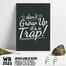 DDecorator Don't Grow Up - Motivational Wall Board And Wall Canvas image