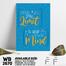 DDecorator Don't Limit Your Mind - Motivational Wall Board and Wall Canvas image