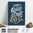 DDecorator Don't Quit Just Do It - Motivational Wall Board And Wall Canvas image