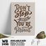 DDecorator Don't Stop - Motivational Wall Board And Wall Canvas image