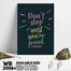 DDecorator Don't Stop - Motivational Wall Board and Wall Canvas image