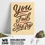 DDecorator Don't Stop Trying - Motivational Wall Board And Wall Canvas image