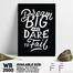 DDecorator Dream Big - Motivational Wall Board And Wall Canvas image