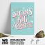 DDecorator Dream Big - Motivational Wall Board and Wall Canvas image