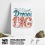 DDecorator Dream Big - Motivational Wall Board And Wall Canvas image