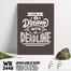 DDecorator Dream Big - Motivational Wall Board and Wall Canvas image