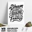 DDecorator Dream with a Deadline - Motivational Wall Board and Wall Canvas image