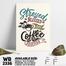 DDecorator Drink Coffee Now - Motivational Wall Board And Wall Canvas image