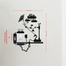 DDecorator Energy From Thunder Switch Socket Wall Sticker image