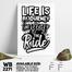 DDecorator Enjoy The Ride - Motivational Wall Board and Wall Canvas image