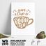 DDecorator Enjoy the Tea - Motivational Wall Board and Wall Canvas image
