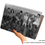DDecorator FRIENDS All Carecter in Black and White Photo Laptop Sticker image