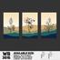 DDecorator Flower And Leaf ArtWork Wall Decor image