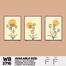 DDecorator Flower And Leaf ArtWork Wall Decor image