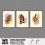 DDecorator Flower And Leaf ArtWork Wall Decor image