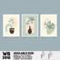 DDecorator Flower And Leaf ArtWork Wall Decor image