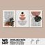 DDecorator Flower And Leaf ArtWork (Set of 3) Wall Board And Wall Canvas image