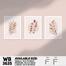 DDecorator Flower And Leaf ArtWork Wall Decor image
