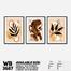 DDecorator Flower And Leaf ArtWork Wall Decor image