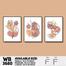 DDecorator Flower And Leaf ArtWork Wall Decor image