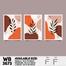 DDecorator Flower And Leaf ArtWork Wall Decor image