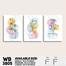 DDecorator Flower And Leaf ArtWork Wall Decor image
