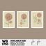 DDecorator Flower And Leaf ArtWork Wall Decor image