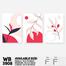 DDecorator Flower And Leaf ArtWork Wall Decor image