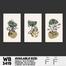 DDecorator Flower And Leaf ArtWork (Set of 3) Wall Board And Wall Canvas image