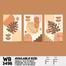 DDecorator Flower And Leaf ArtWork (Set of 3) Wall Board And Wall Canvas image