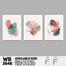 DDecorator Flower And Leaf ArtWork Wall Decor image