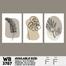 DDecorator Flower And Leaf ArtWork Wall Decor image