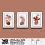 DDecorator Flower And Leaf ArtWork Wall Decor image