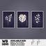 DDecorator Flower And Leaf ArtWork Wall Decor image