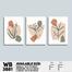 DDecorator Flower And Leaf ArtWork Wall Decor image