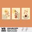 DDecorator Flower And Leaf ArtWork Wall Decor image