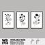 DDecorator Flower And Leaf ArtWork Wall Decor image