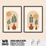 DDecorator Flower And Leaf ArtWork Wall Decor image